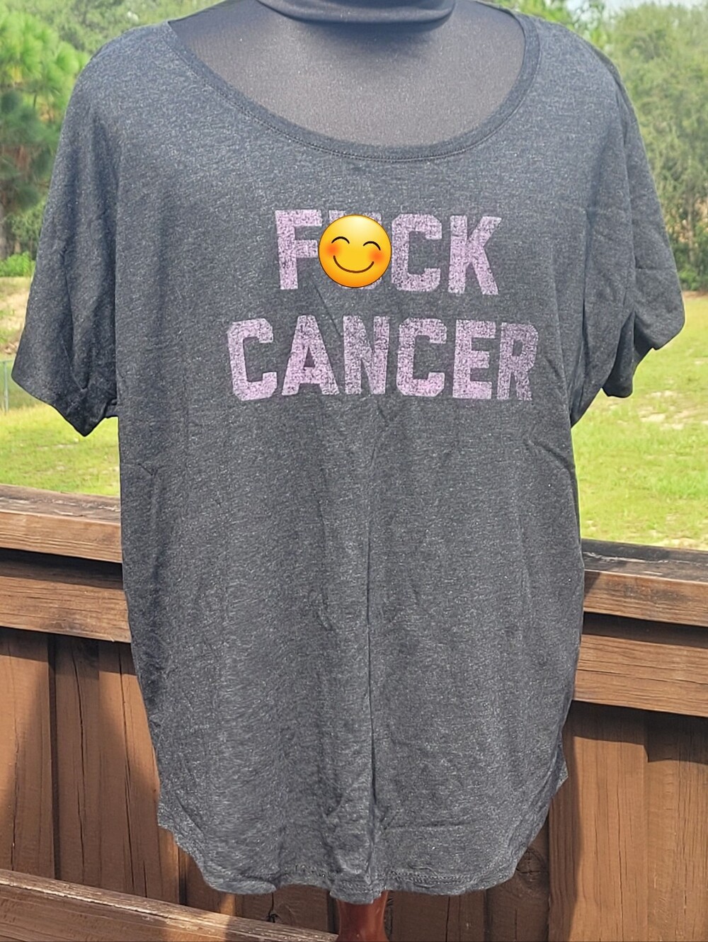 F*ck Cancer Tee RARE, RARE, RARE! ❤️ New ~ Size XXL Women's ~ Buy Me Brunch T